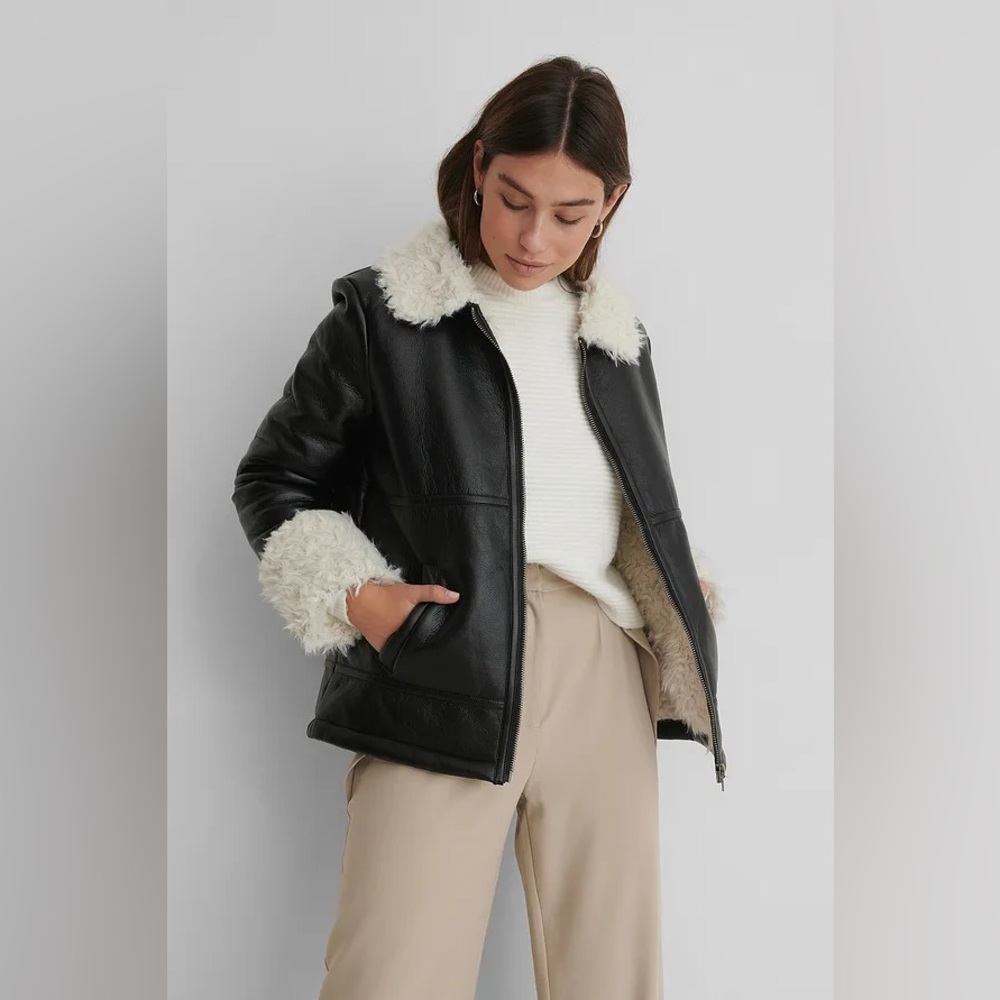 Faux Leather Jacket